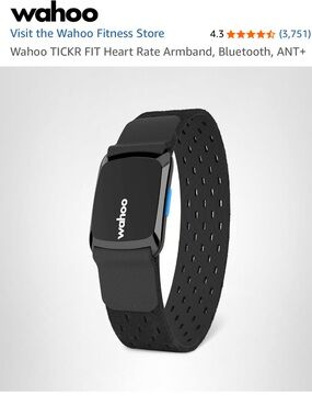WAHOO TICKR Heart Rate Armband - Black